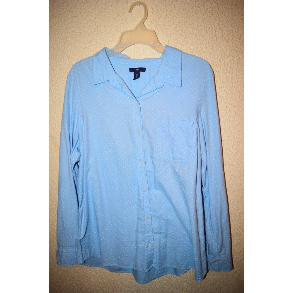 Polka dot Denim shirt